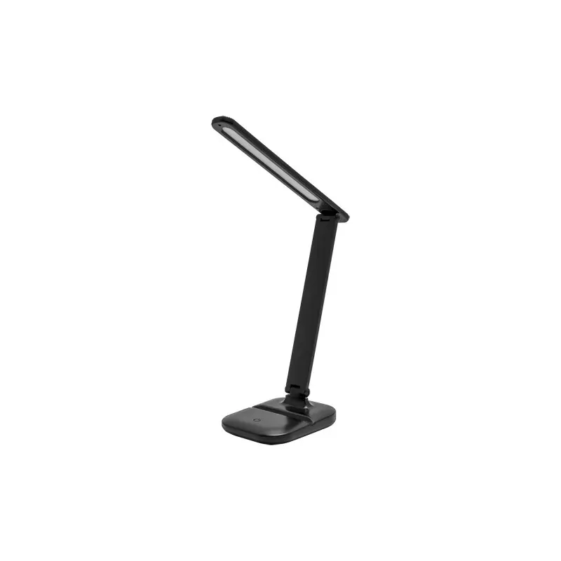 Biała lampka led na biurko w minimalistycznym stylu w kolorze czarnym Promocja