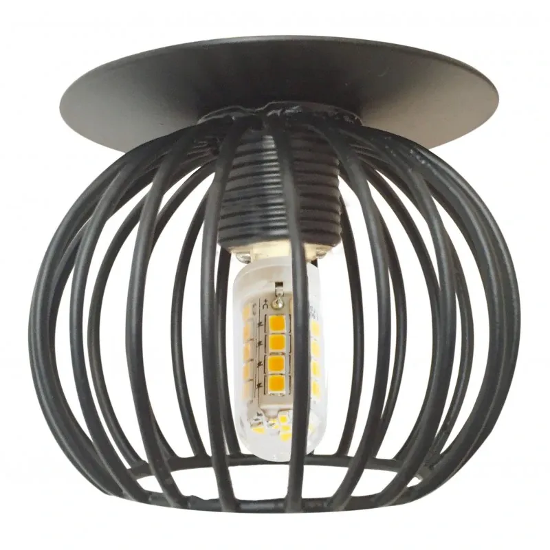 Szybka dostawa SK-93 BK G9 40W 230V CZARNY oczko sufitowe lampa sufitowa