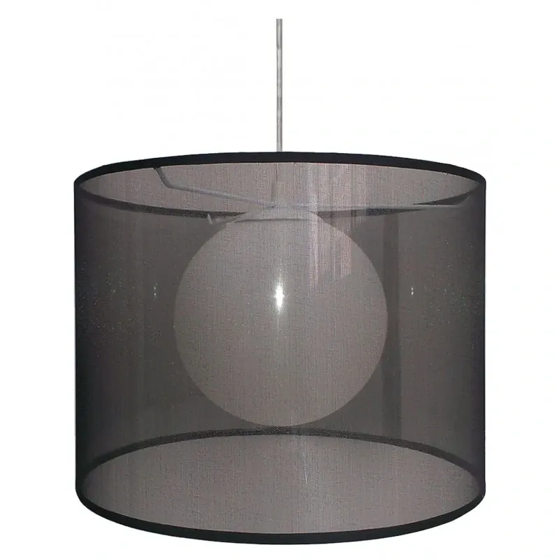 CHICAGO LAMPA WISZĄCA 37 1X60W E27 CZARNY Do wyczerpania zapasów