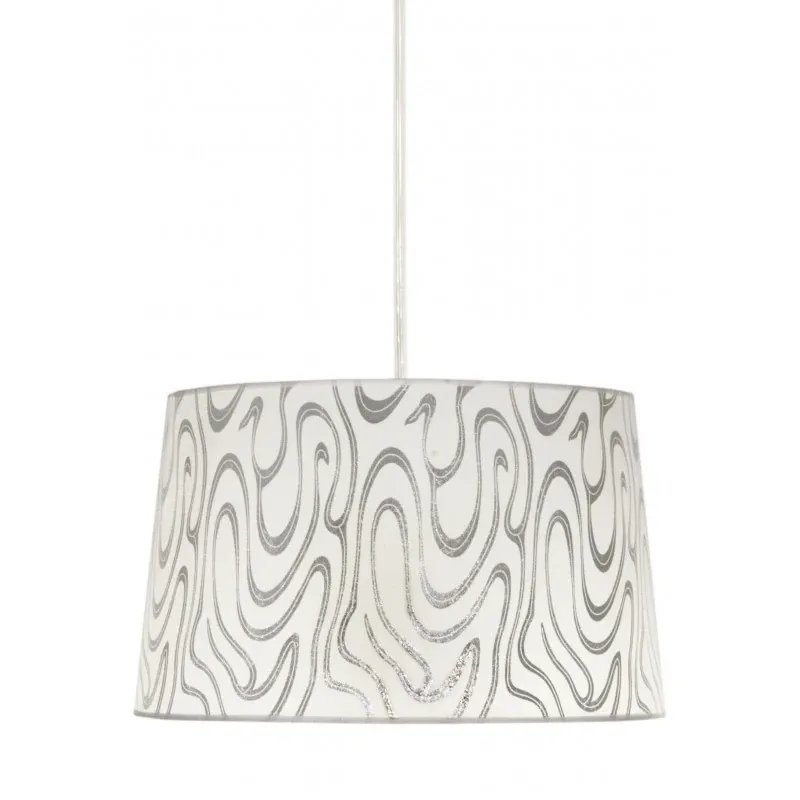 Do wyczerpania zapasów TIGER LAMPA WISZĄCA 40 1X60W E27 BIAŁO-SREBRNY