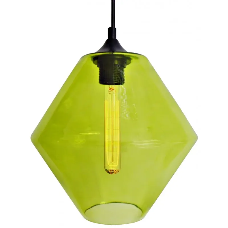 Zielona lampa wisząca nad stoł Super okazja