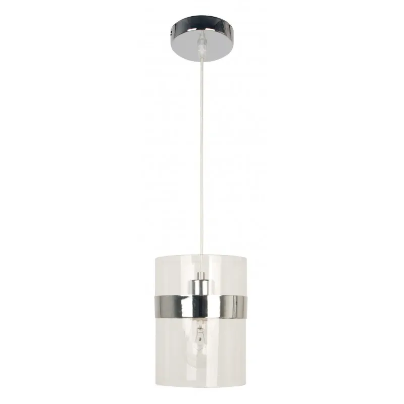 BRANDO LAMPA WISZĄCA 15 1X60W E27 CHROM / TRANSPARENT Nowość