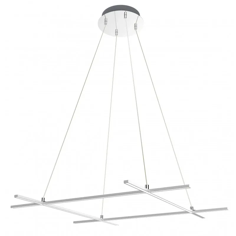ANDROS LAMPA WISZĄCA 70X70 40W LED SREBRNY 4000K APETI Premium