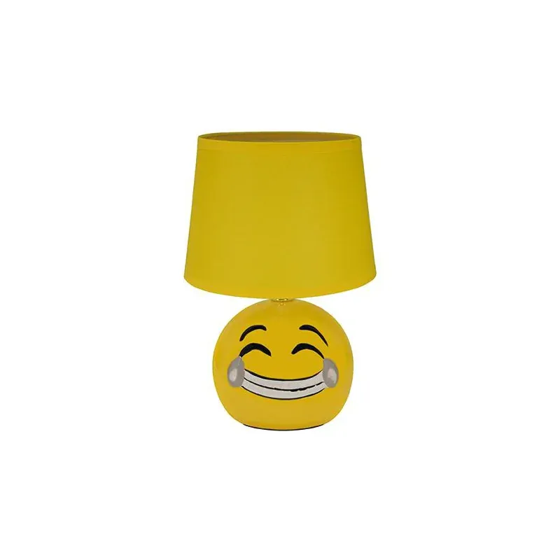 Tylko dziś Żółta lampka na biurko z uśmiechem EMO E14 YELLOW 00003 IDEUS
