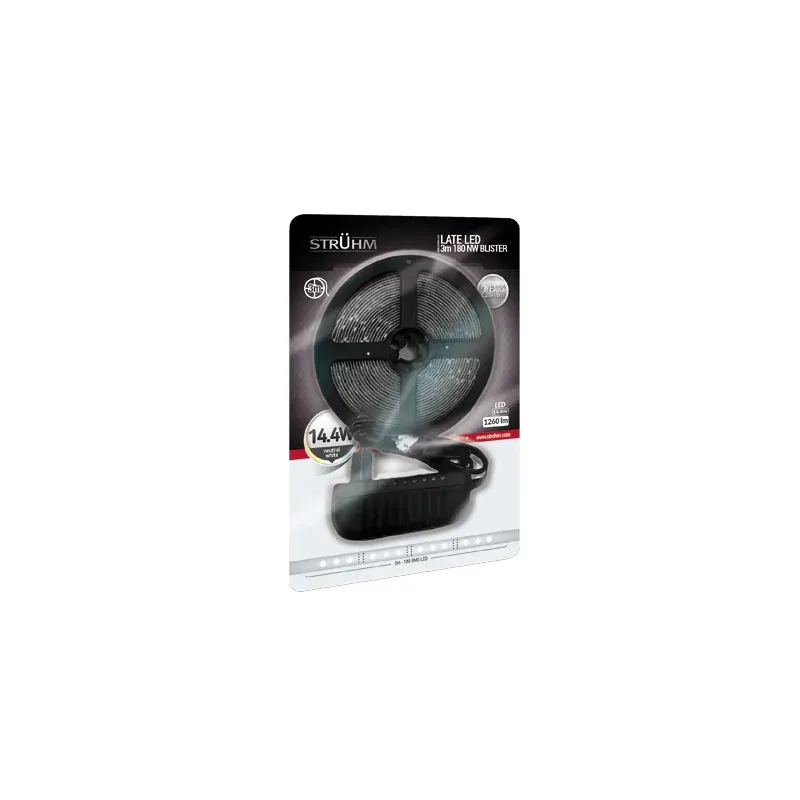 Taśma LED 3m z neutralnym światłem 4100K 1740lm 14,4W LATE LED 3M 180 NW BLISTER 03581 IDEUS Kup online