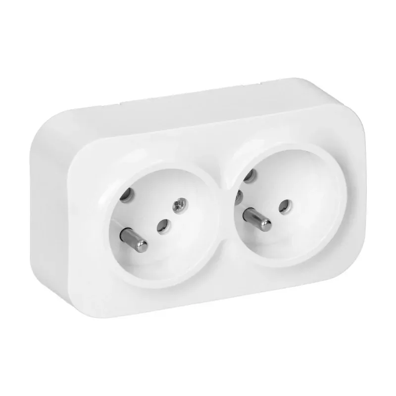 OR-OE-7206/W Gniazdo podwójne białe 2x2P+Z 16A/230VAC IP20 ToDo ORNO Oferta limitowana