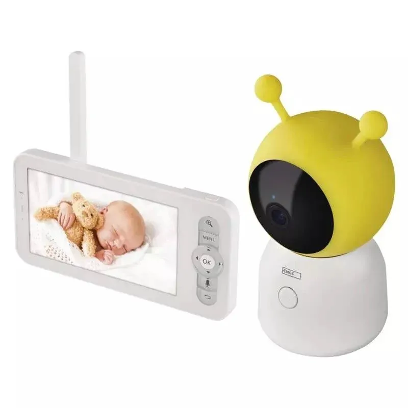 Nowy H4052 Niania elektroniczna z monitorem i Wi-Fi na aplikację TUYA GoSmart EMOS
