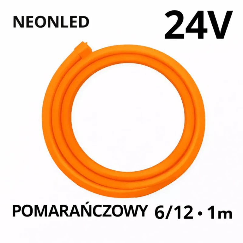 Neonled 6/12 24V Neon Pomarańczowy 1M N24004 Szybka dostawa