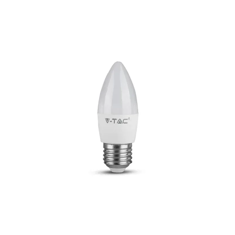 Darmowy zwrot Żarówka Led V-Tac 4,5W E27 Świeczka Vt-1821 4000K 470Lm