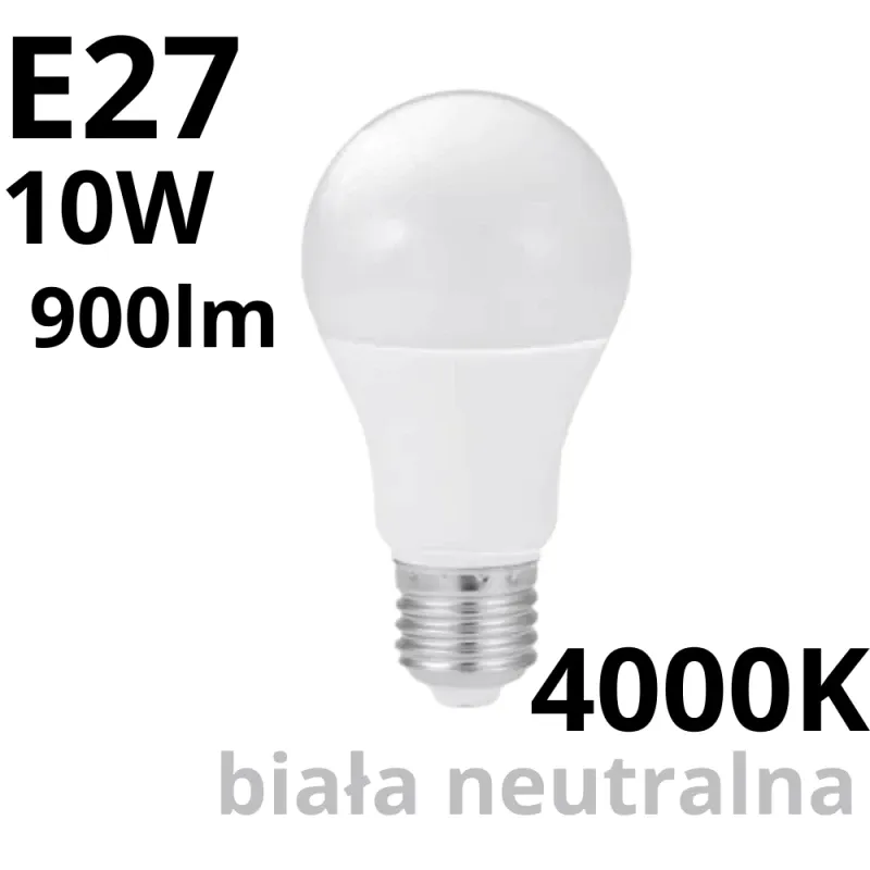 Do wyczerpania zapasów Żarówka Led 24V A60 Classic E27 10W 4000K 900Lm