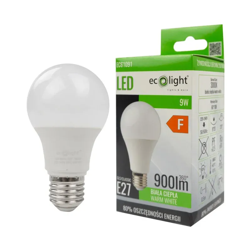 Bezpieczne zakupy Classic E27 9W 3000K 900Lm