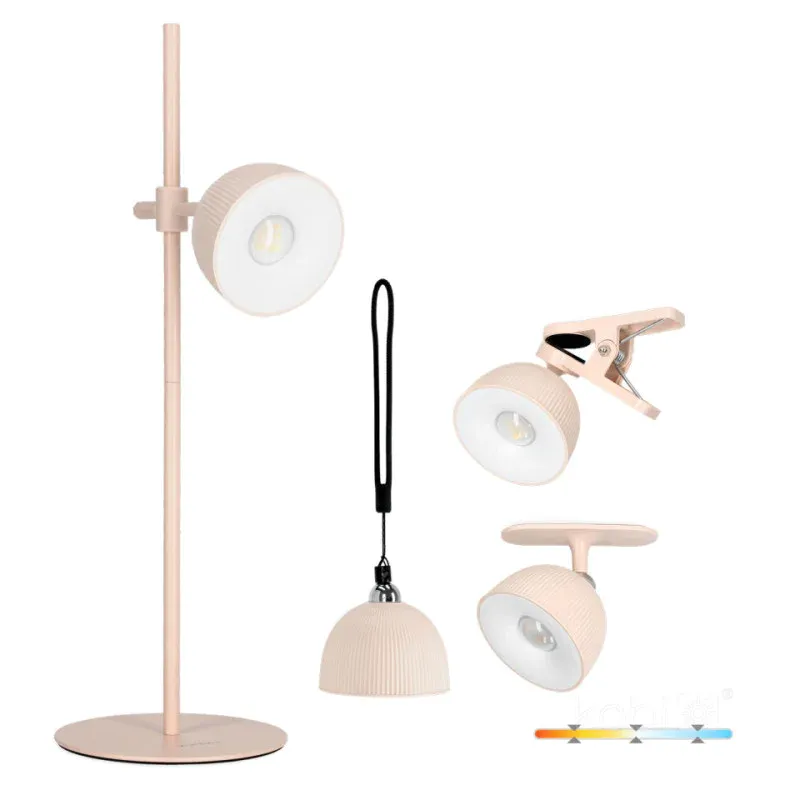 Bezpieczna płatność Lampka Biurkowa Led Orbi 2,5W Cct Różowa Laitica