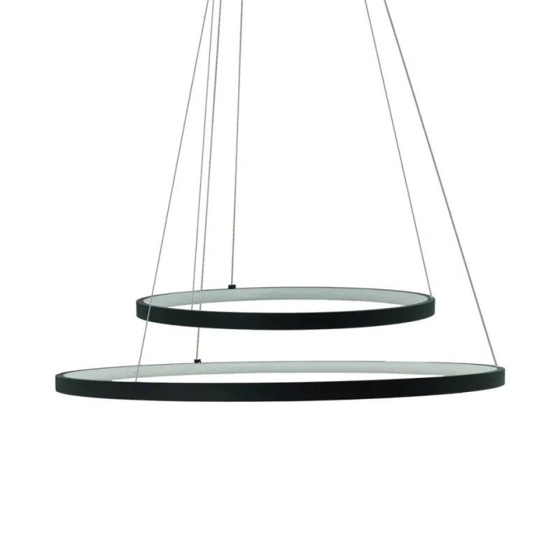 Nie przegap Lampa Wisząca Led Peoria 54W Czarny Cctpilot