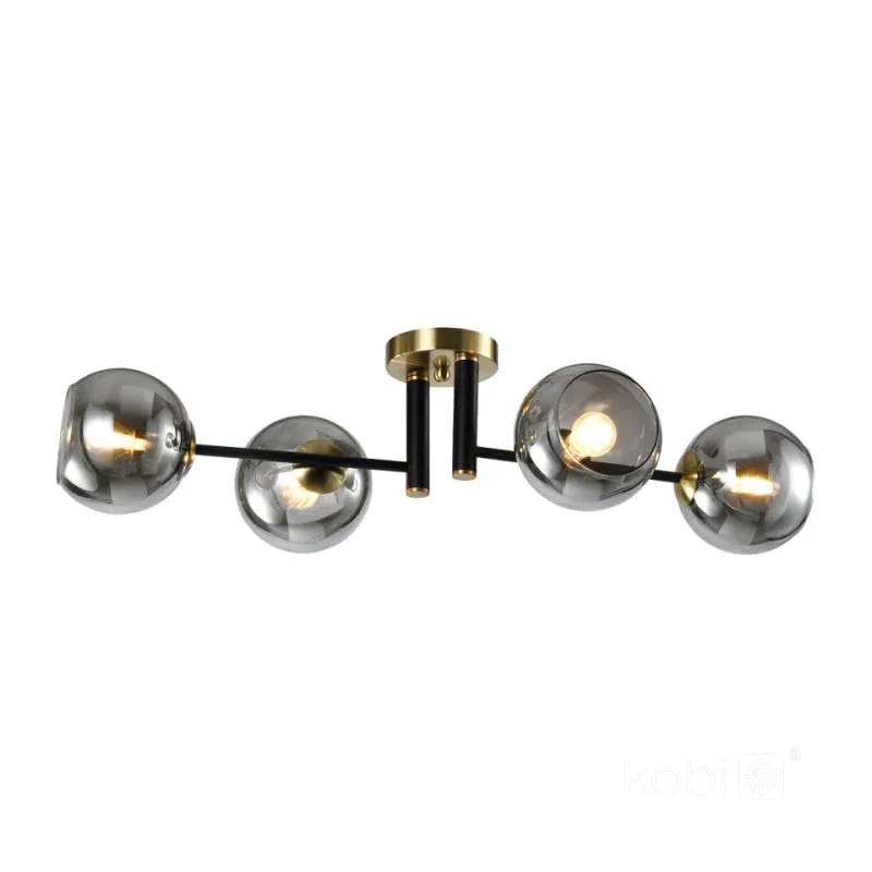 Szybka dostawa Lampa Sufitowa Globe Elegance Smoke S4