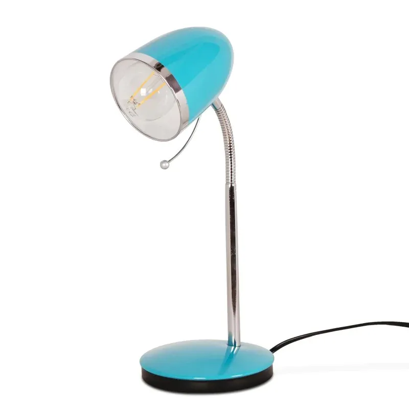 Lampka Biurkowa Turkusowa K-Mt-200 Z Serii Kajtek 1Xe27 Super okazja