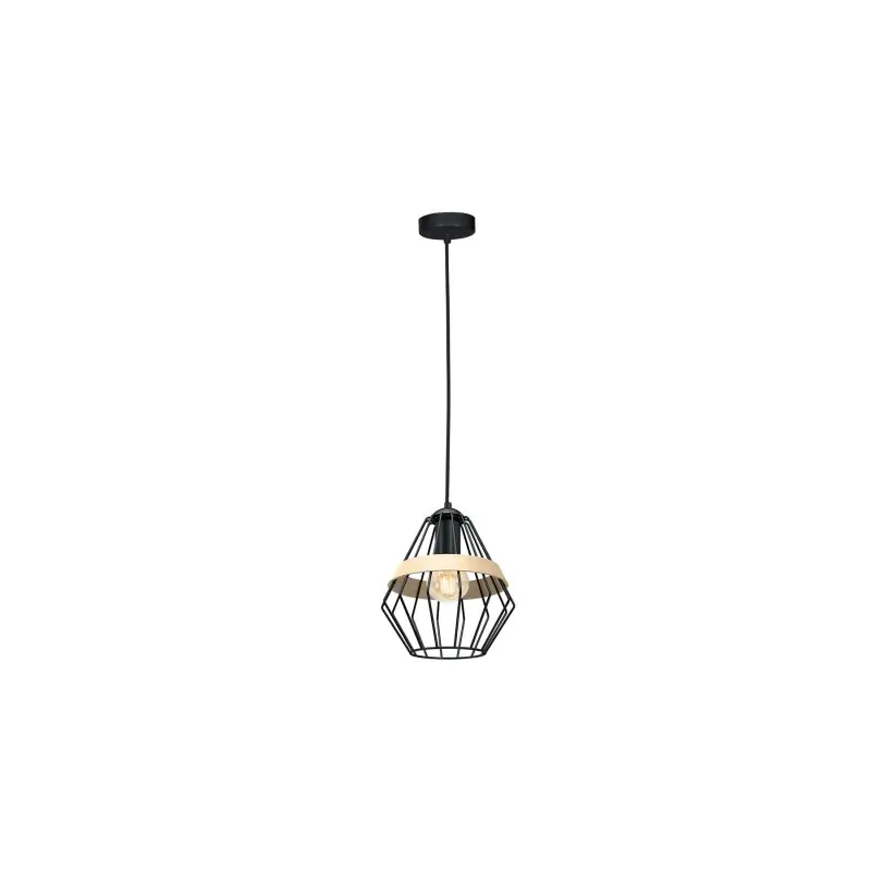 Bezpieczna płatność Lampa Wisząca Cliff Black 1Xe27