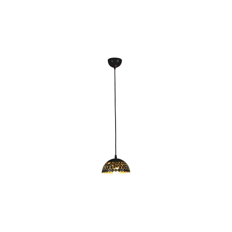 Lampa Wisząca Lisa Black 1Xe27 18Cm Szybka dostawa