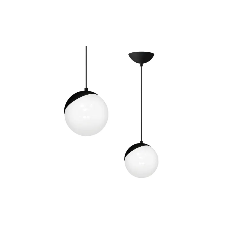 Do wyczerpania zapasów Lampa Wisząca Sfera Black 1Xe27 60W