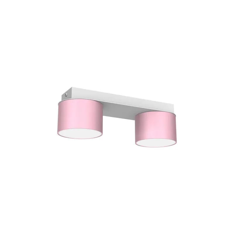 Bezpieczne zakupy Lampa Sufitowa Dixie Pink/White 2Xgx53