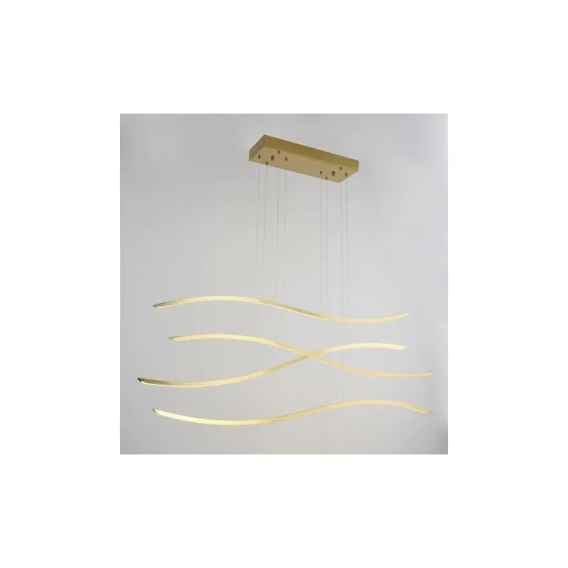 Dodaj do koszyka Stylowa Lampa Wisząca Waves Gold Az4058