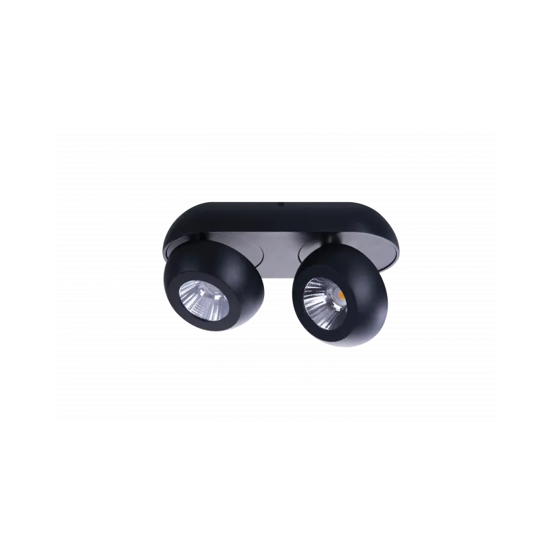 Najlepsza cena Czarna Lampa Sufitowa Ojos 2 Bk Az4199