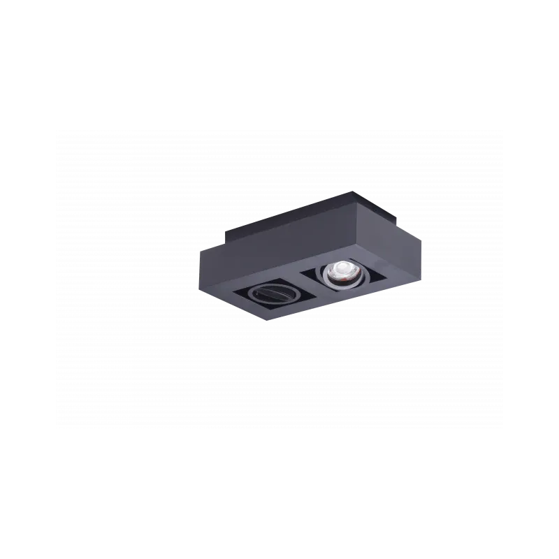 Czarna Lampa Sufitowa Nikea 2 Gu10 Bk Az4435 Tani