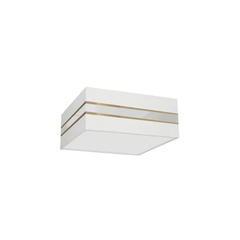 Lampa Sufitowa Kwadrat Ultimo White 3Xe27 50Cm Najlepsza cena