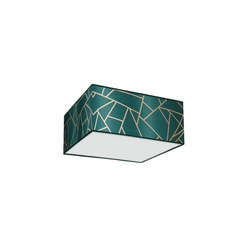 Tylko do końca tygodnia Lampa Sufitowa Ziggy Green Gold/Bottle Green 2Xe27