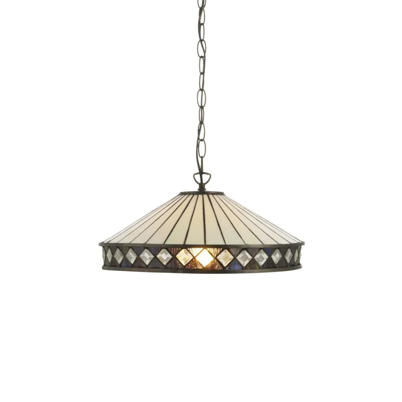 Lampa wisząca witrażowa kolorowa 11219660W z serii Tiffany Dodaj do koszyka