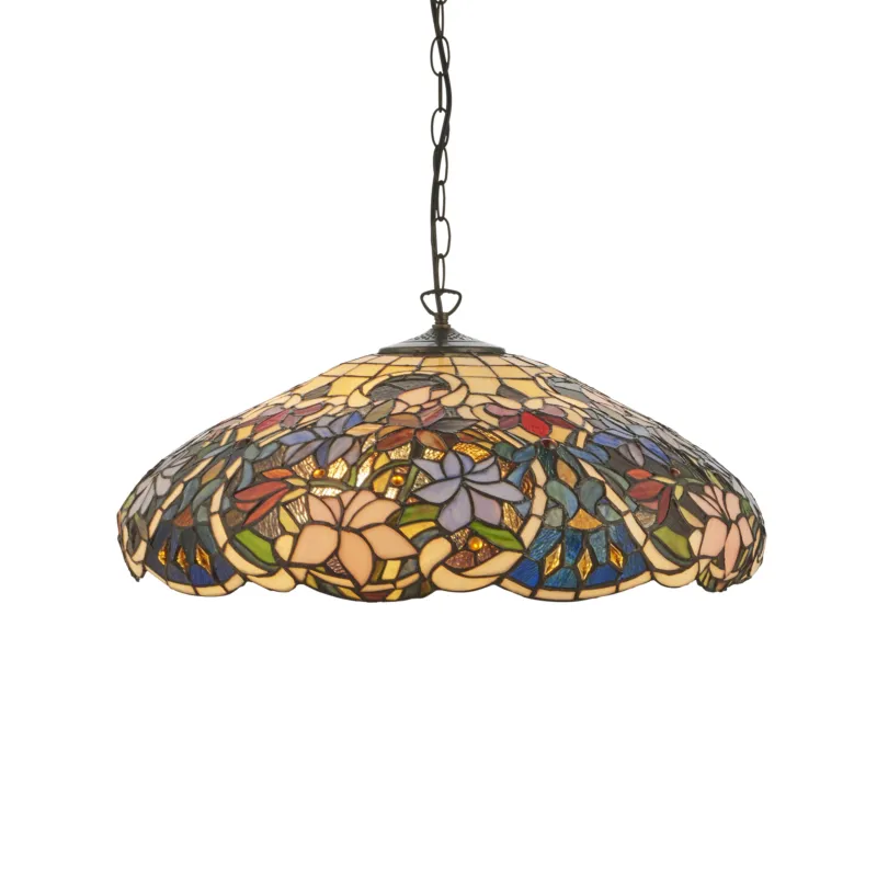 Zamów dziś Lampa wisząca witrażowa wielokolorowa 1121933 z serii Interiors 1900