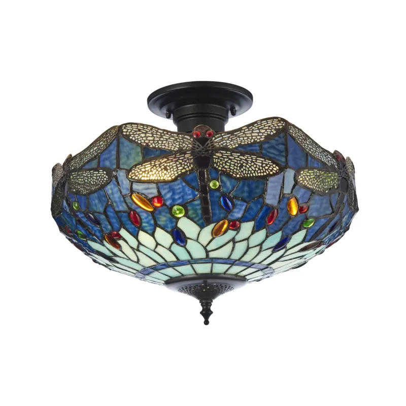 Zniżka Plafon Tiffany 1118973 x 10W LED E27 - Interiors 1900