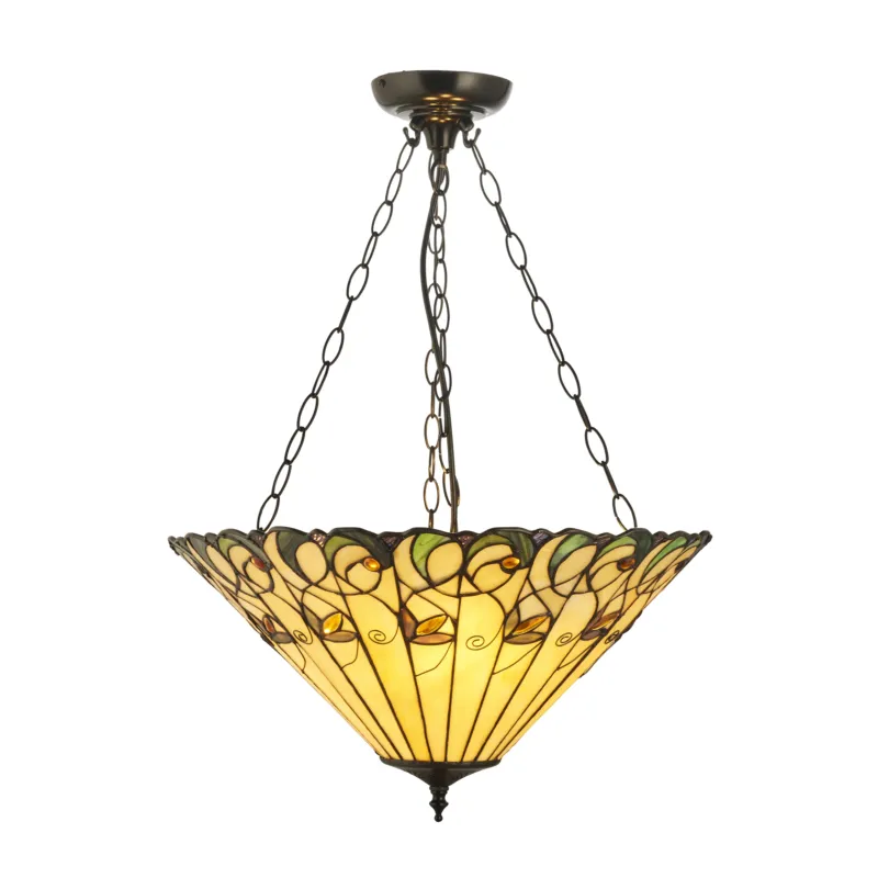 Lampa wisząca witrażowa wielokolorowa 1118813 z serii Tiffany Kup teraz