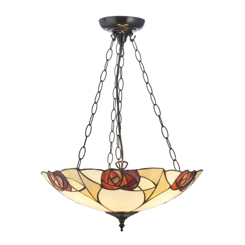 Lampa wisząca witrażowa Tiffany 1118793 z serii Interiors 1900 Nowy