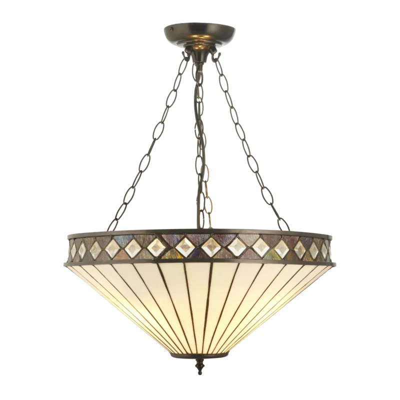 Hit cenowy Lampa wisząca witrażowa Tiffany 1118713 z serii Interiors 1900