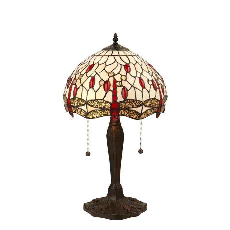 Lampa stołowa witrażowa Tiffany 640862 z serii Interiors 1900 Darmowy zwrot