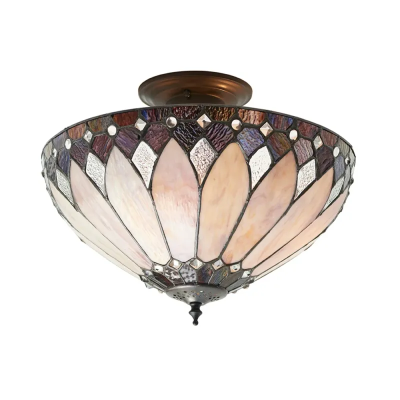 Najlepsza cena Plafon Tiffany 639783 x 60W E27 GLS - Interiors 1900
