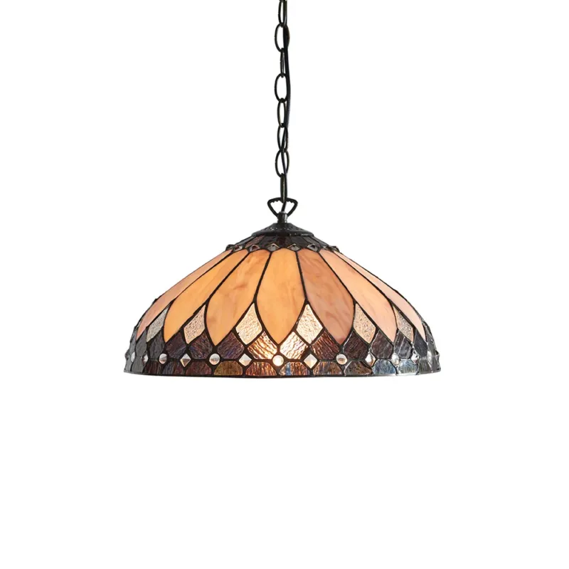 Lampa wisząca witrażowa kolorowa 6397760W z serii Tiffany Dodaj do koszyka
