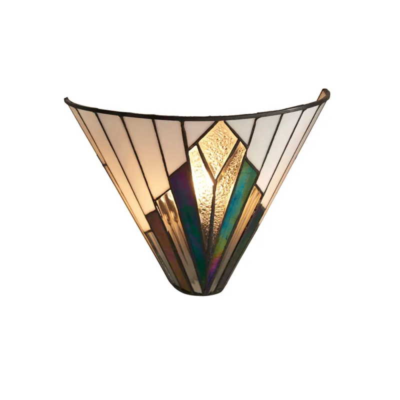 Kinkiet witrażowy Tiffany 6394040W z serii Interiors 1900 Łatwy zwrot