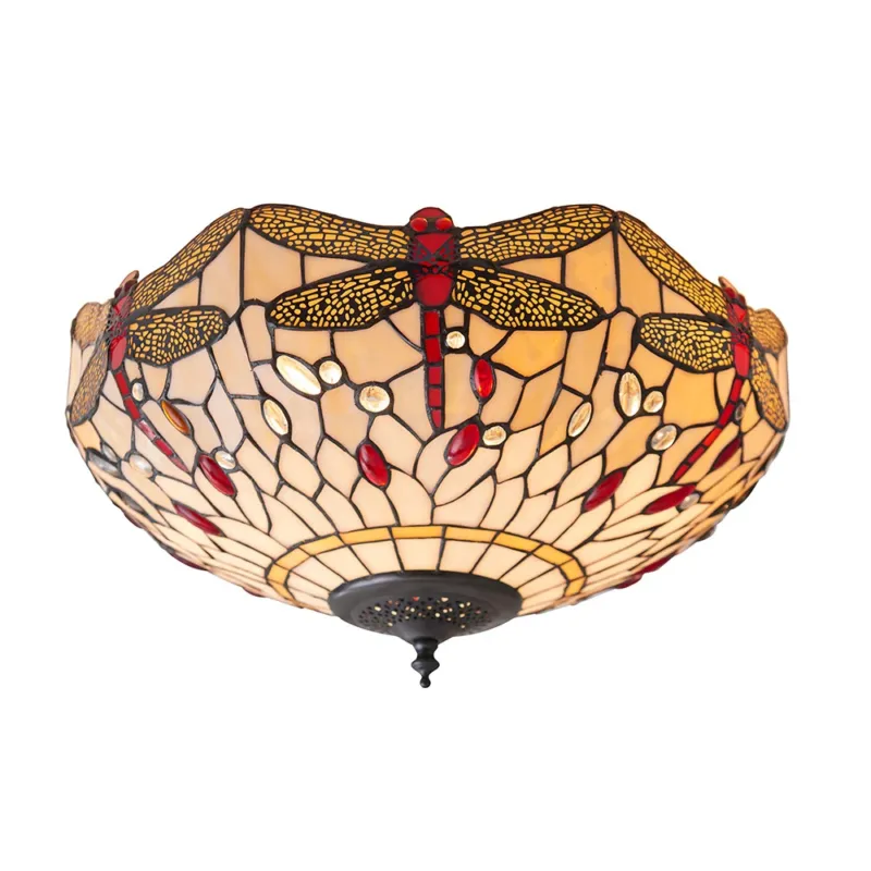 Plafon do salonu Tiffany 707232 x 60W E27 GLS - Interiors 1900 Promocja