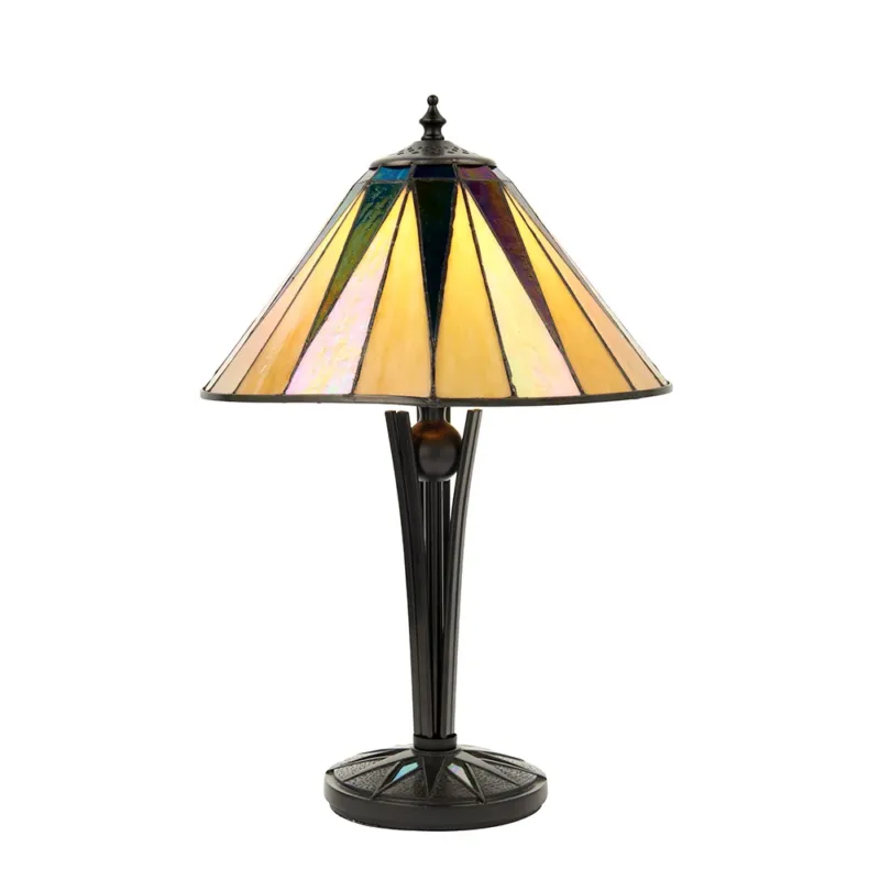 Lampa stołowa witrażowa Tiffany 7036740W z serii Interiors 1900 Wysoka jakość