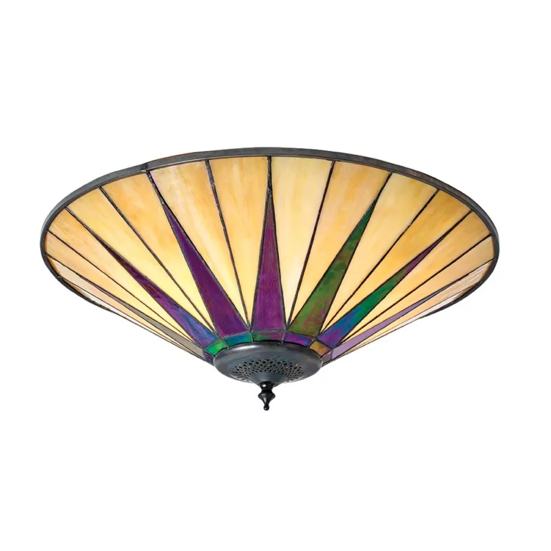 Plafon do salonu Tiffany 702402 x 60W E27 GLS - Interiors 1900 Okazja