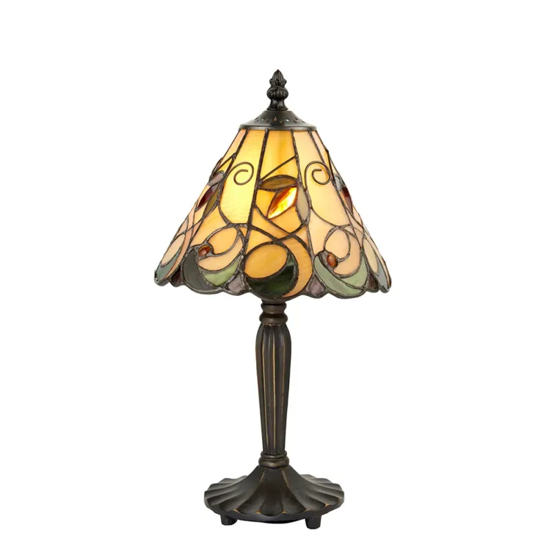 Lampa stołowa witrażowa Tiffany 6419640W z serii Interiors 1900 Promocja