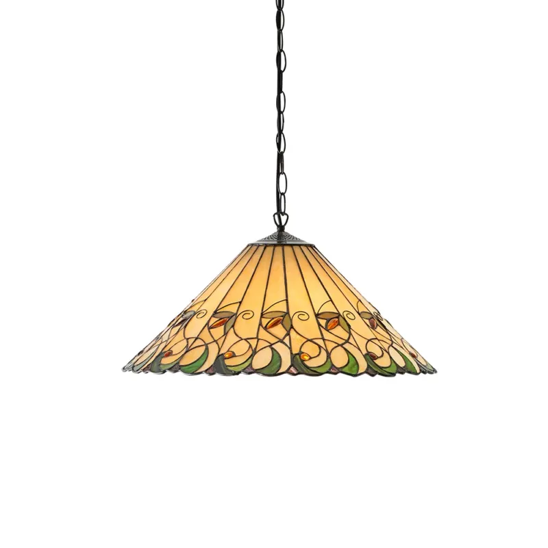Lampa wisząca witrażowa Tiffany 641943 z serii Interiors 1900 Oferta
