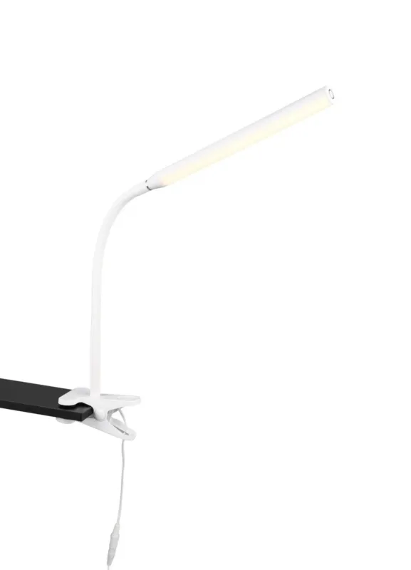 Lampa biurkowa na klips NEVADA CCT+DIMER+LED 5W R57941131 - RL Hit sprzedaży