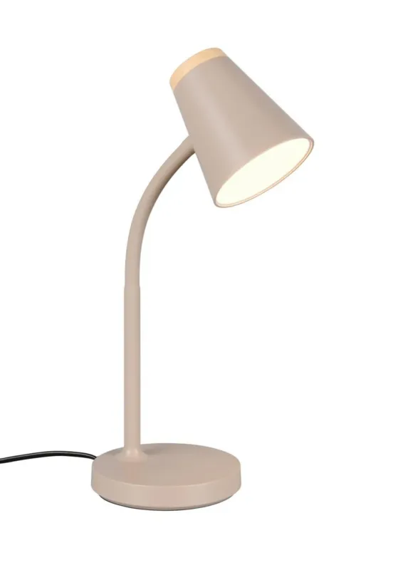 Dostępne od ręki Lampa stołowa nowoczesna w kolorze beżowym PONGO R55831143 - RL