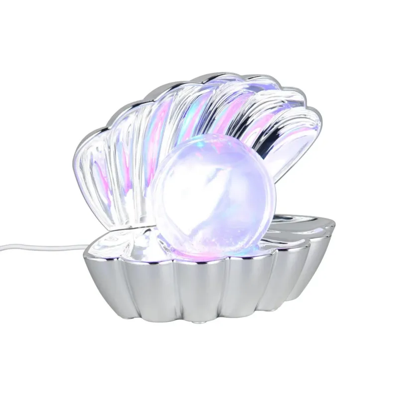 Do wyczerpania zapasów Lampa stołowa w formie muszli z świecącą perłą RGB LED USB-C SHELLY R57731106 - RL