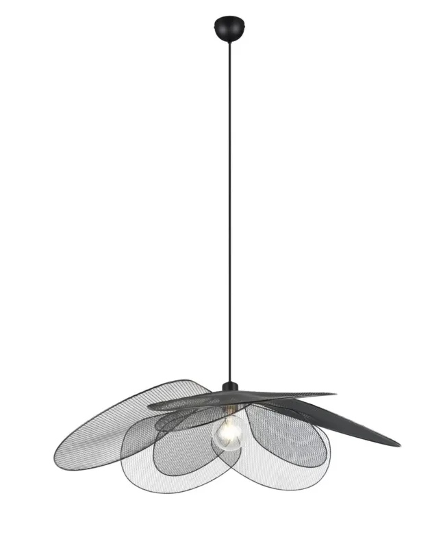 Wybór klientów Lampa wisząca designerska metalowa czarna FLEURE R36291032 - RL