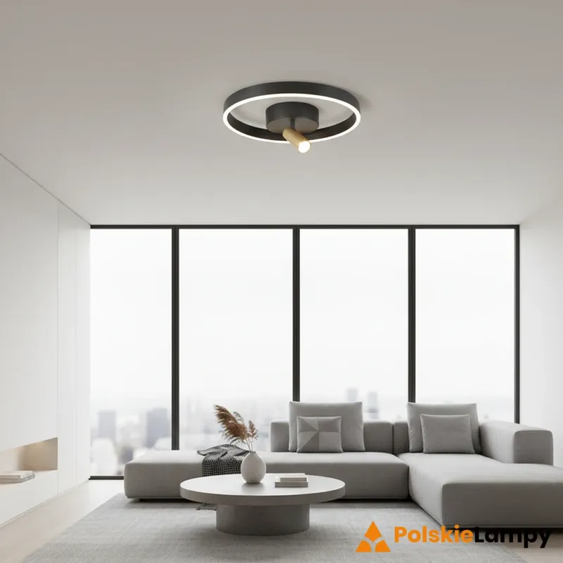 Dostępne od ręki Lampa sufitowa PIGNANO czarno-złoty 9206-0110 - Aviano Lighting