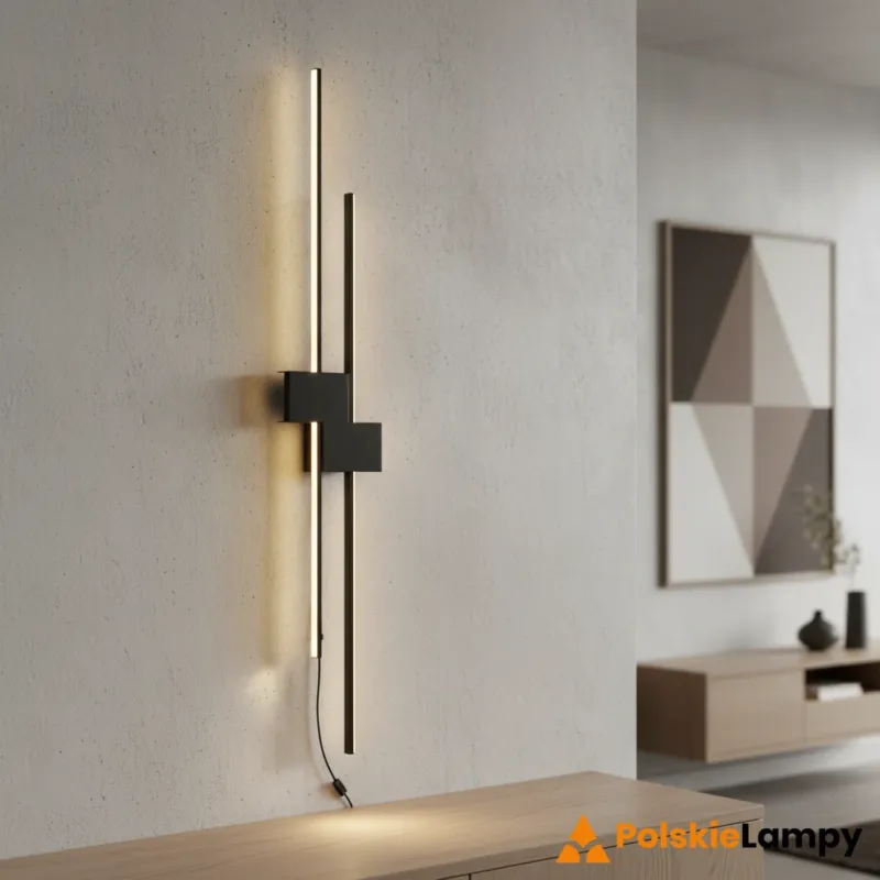 Promocja Kinkiet LINEALO prosty czarny 4202-0410 - Aviano Lighting