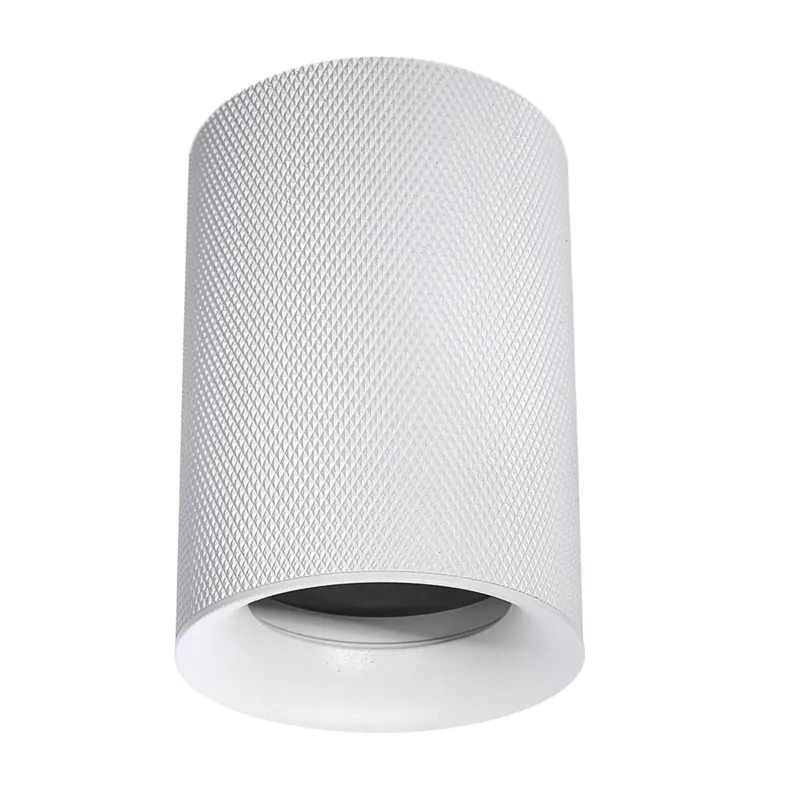 Kup online Tuba natynkowa Gu10 biała ryflowana 1381 - Decorativi